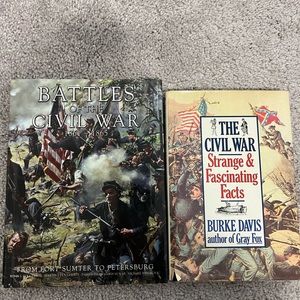 Civil War books 2 books